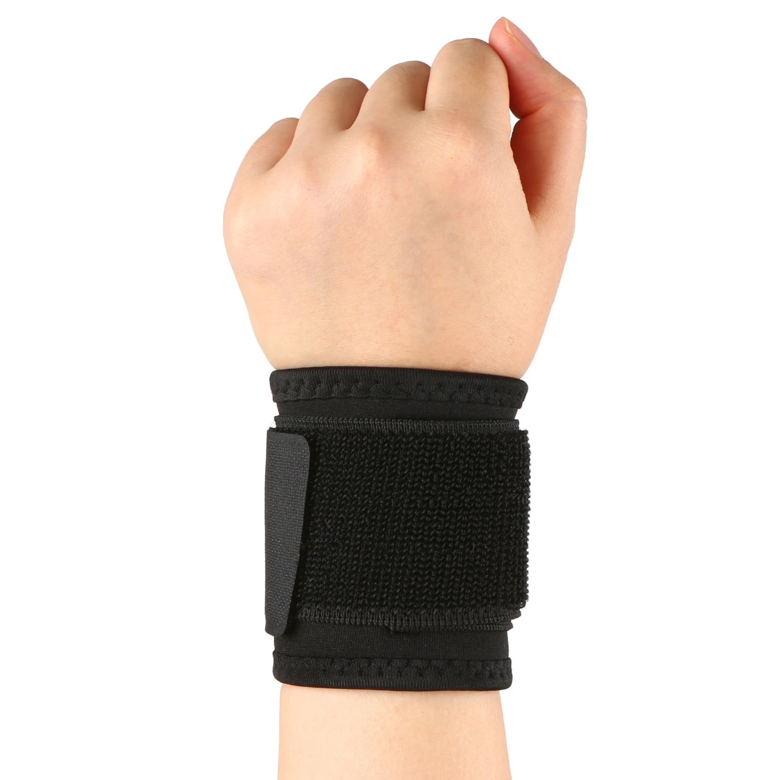 2 pcs Adjustable Wrist Support Brace Wrap for Sports Fitness Office Pain Relief