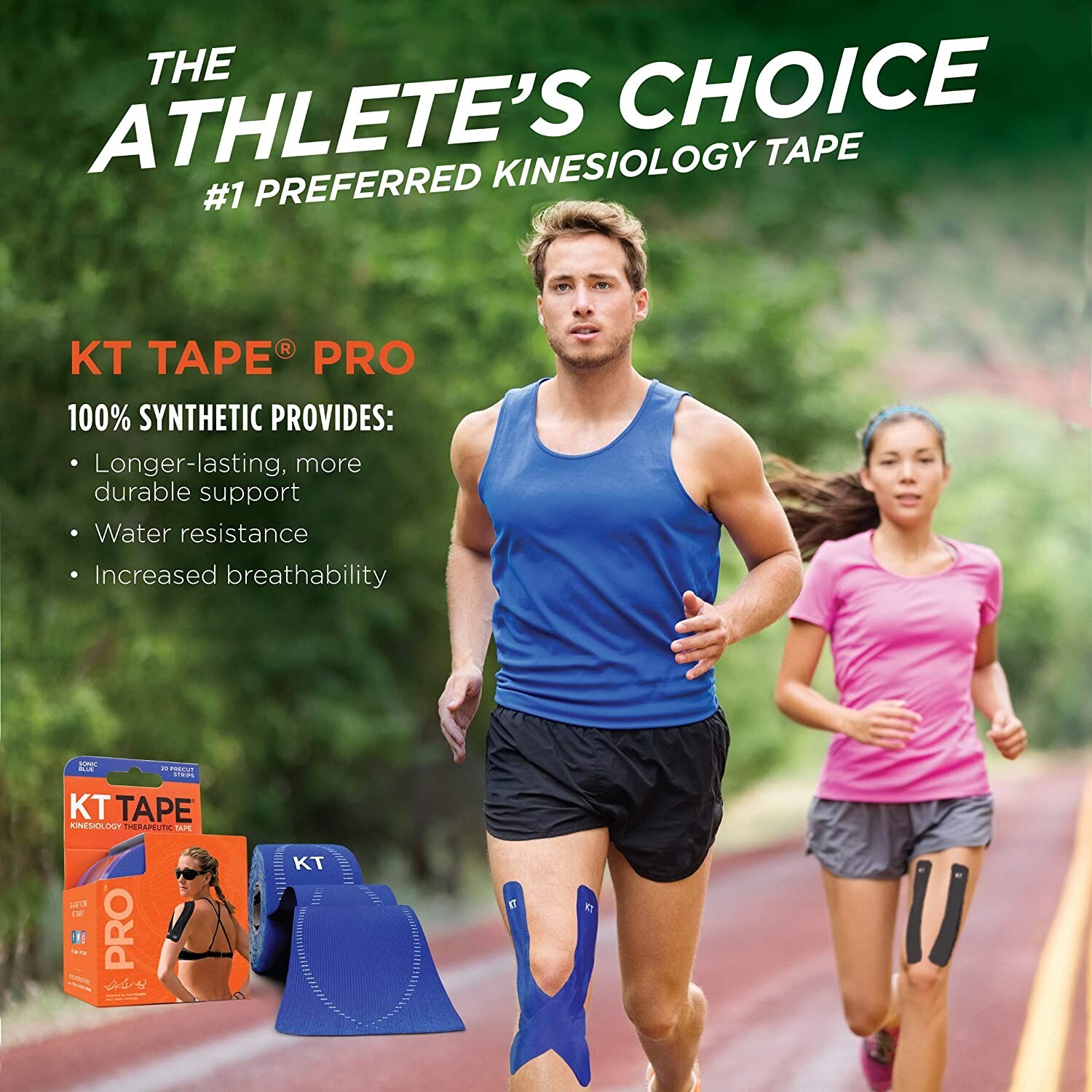AiWaWa CA,Pro Synthetic Kinesiology Therapeutic Sports Tape 10STRIPS 25cm PRECUT