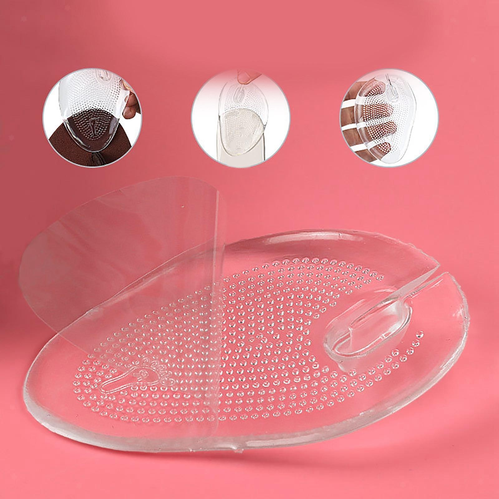 2x Self Gel Forefoot Cushions Sandal Cushions Pad Flip Flop Grip Pads Protectors