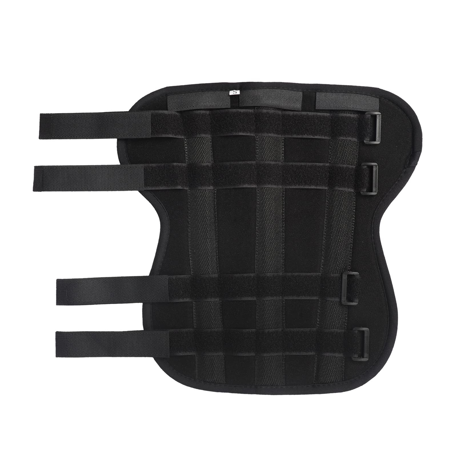 Kids Teens Knee Brace Splint Full Leg Calf Medium, for 4-7 yrs, Black