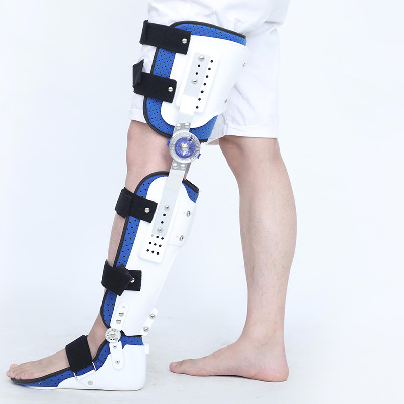 Adjustable orthopedic KAFO Knee Ankle Foot Support Brace Universal-unisex