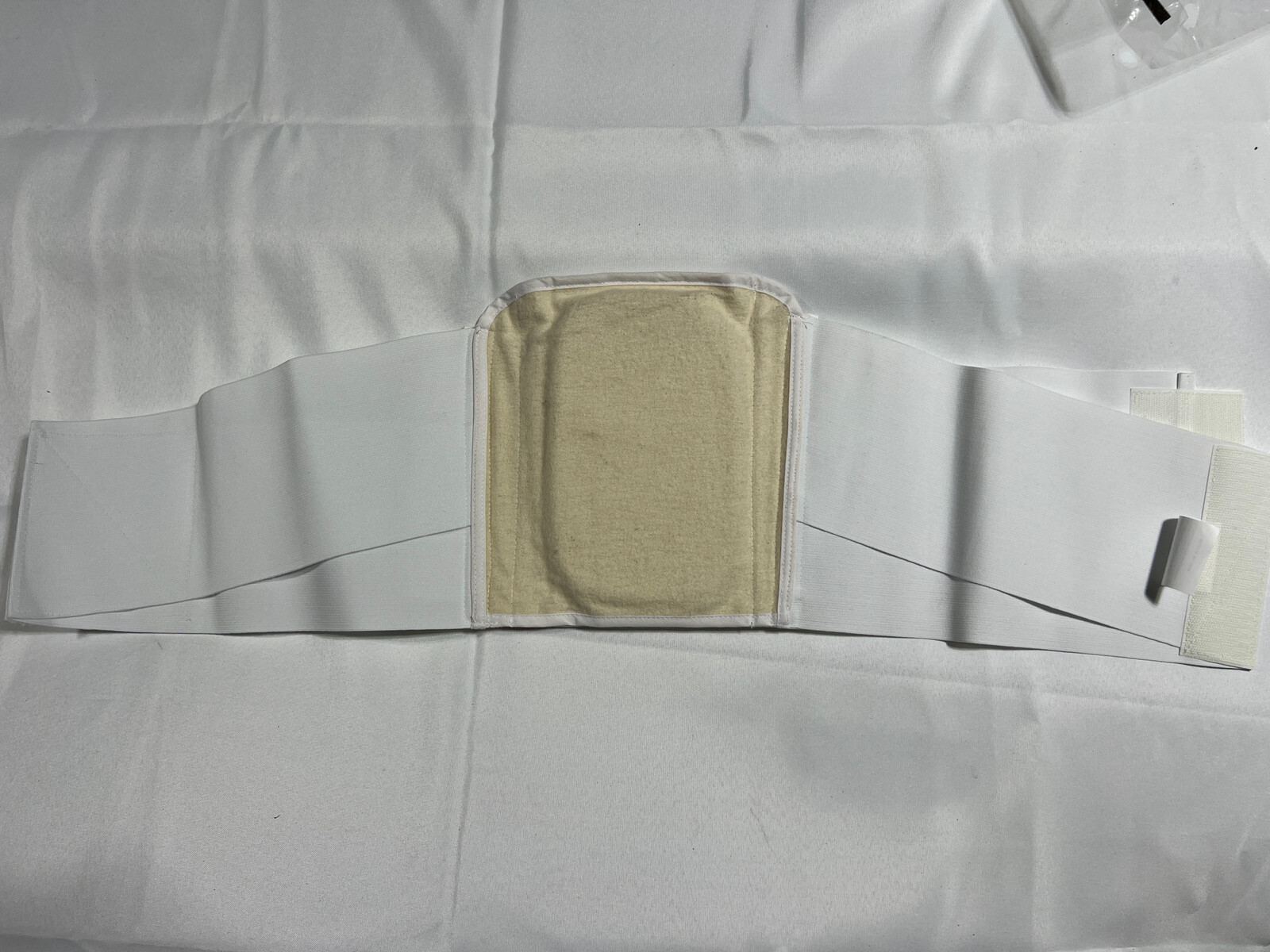 Lumbar Sacral Support Back Brace White Size Large