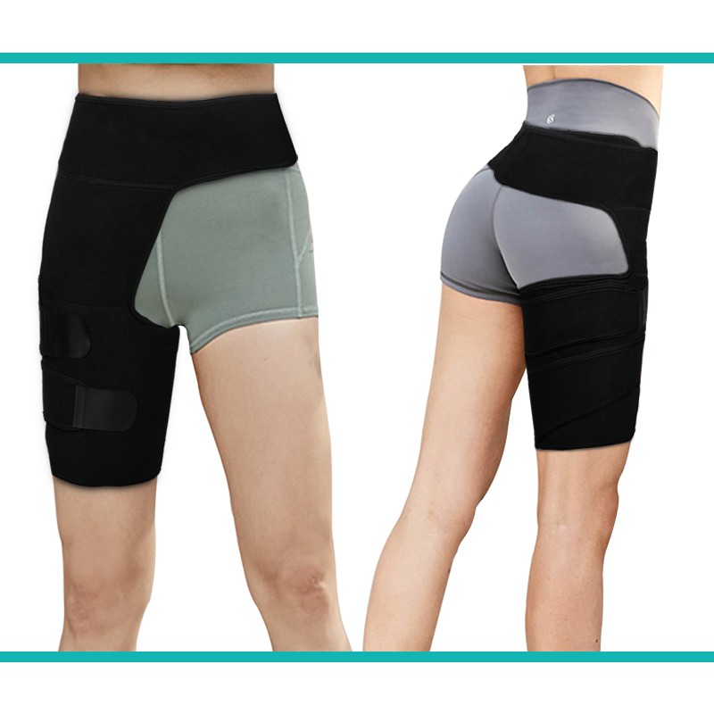 Hip Brace Compression Groin Support Wrap for Sciatica Pain Relief Thigh Recovery