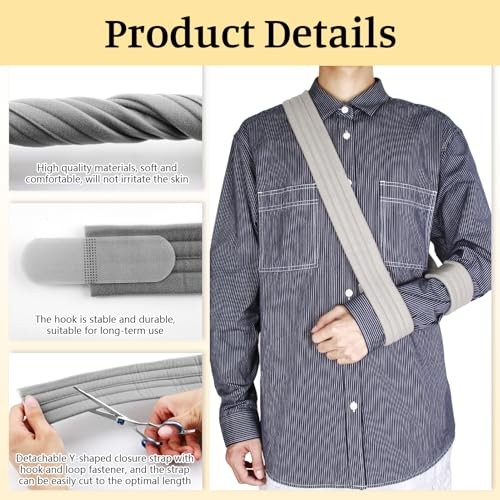 2-Pack Arm Sling,Adjustable Arm Support Strap,Shoulder Immobilizer for Women