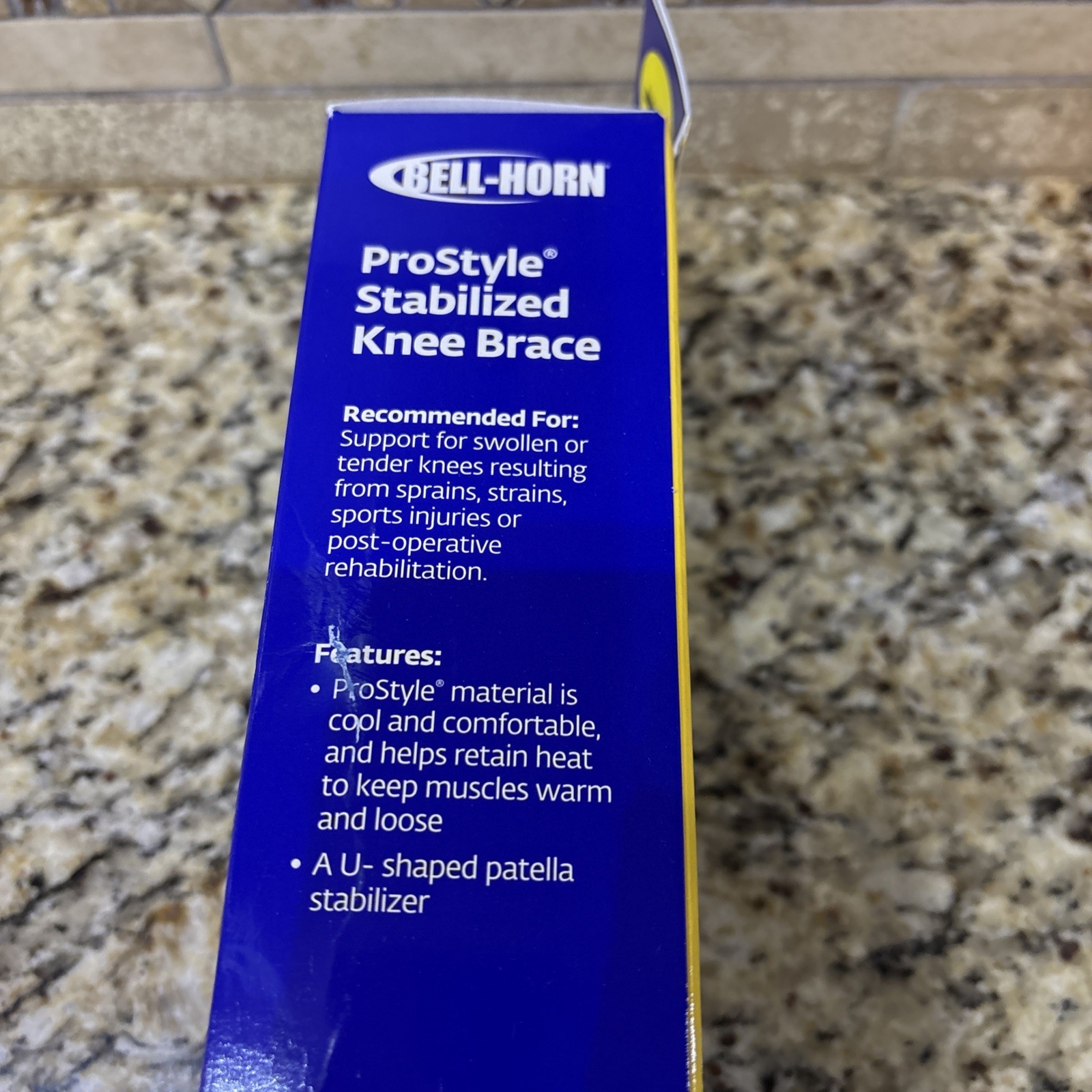 NEW Bell-Horn ProStyle stabilized knee brace easy on adult size M