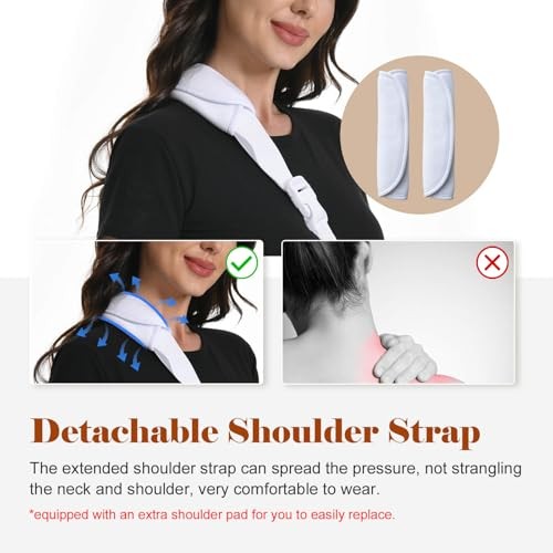 Arm Sling for Broken Arm, Torn Rotator Cuff, Shoulder, Elbow, One Size White