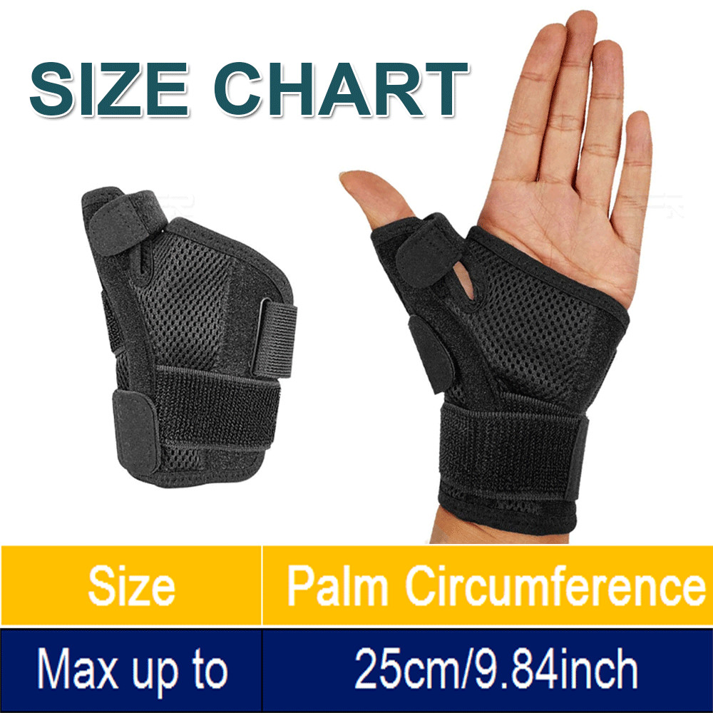 Left Right Thumb Wrist Support Brace Splint Carpal Tunnel Sprain Arthritis Sport