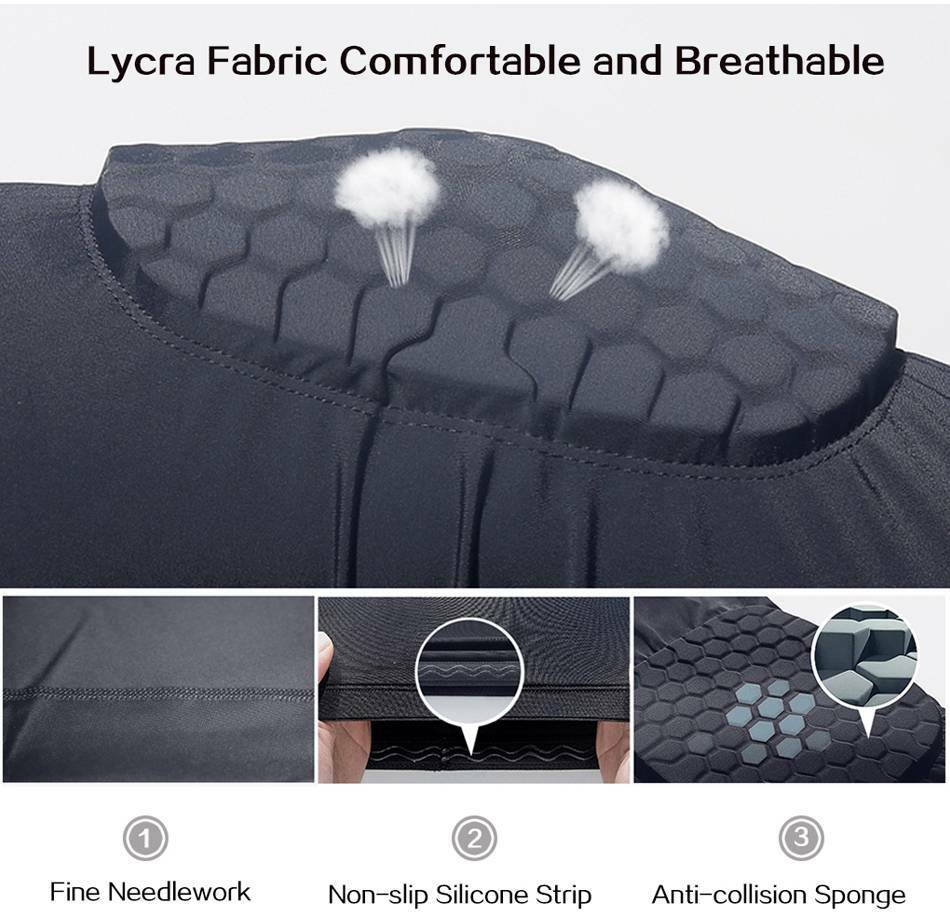 Hot Kids Adult Basketball Leg Knee Pad Long Sleeve Protector Gear Crashproof UPS