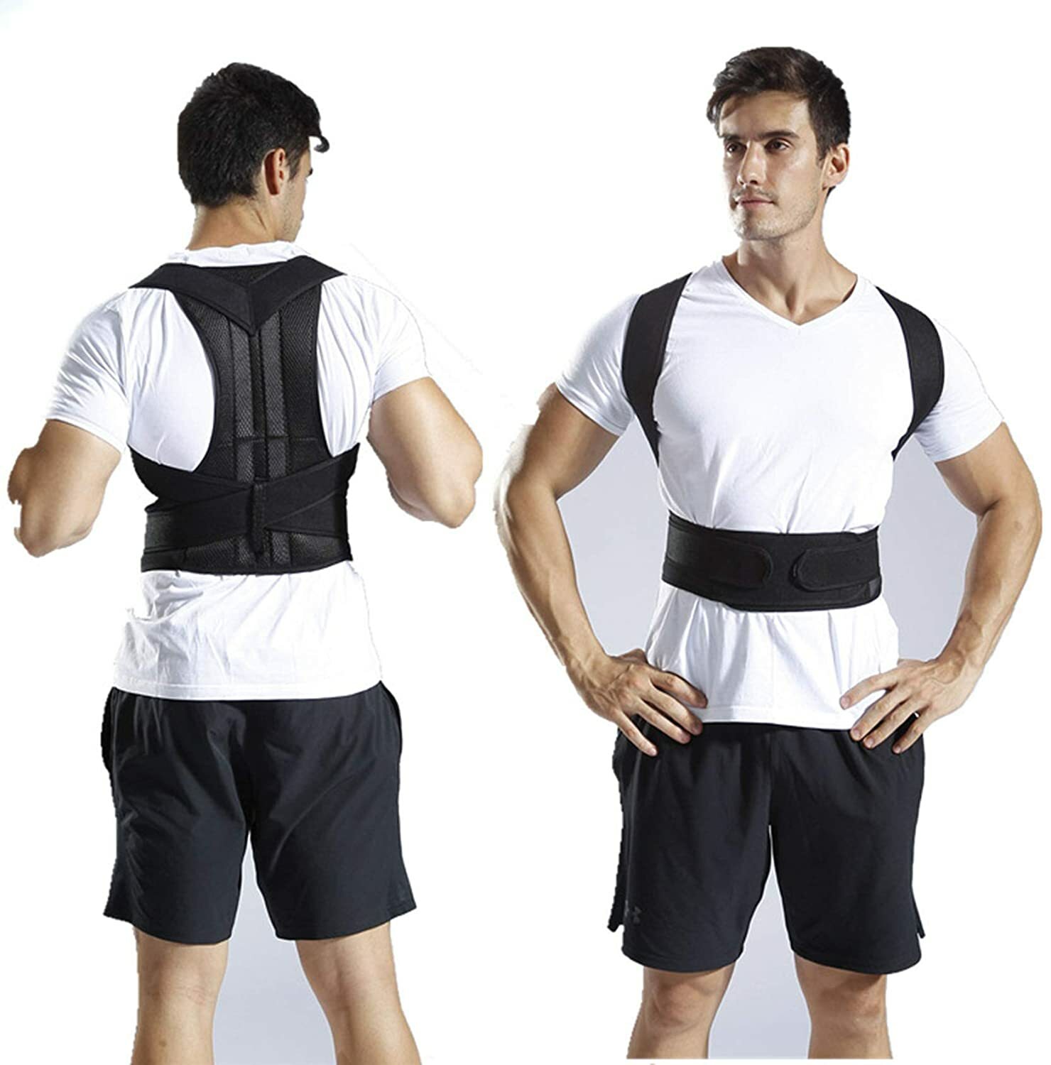 Back Posture Corrector Shoulder Straight Support Brace Belt Therapy Men Women US
