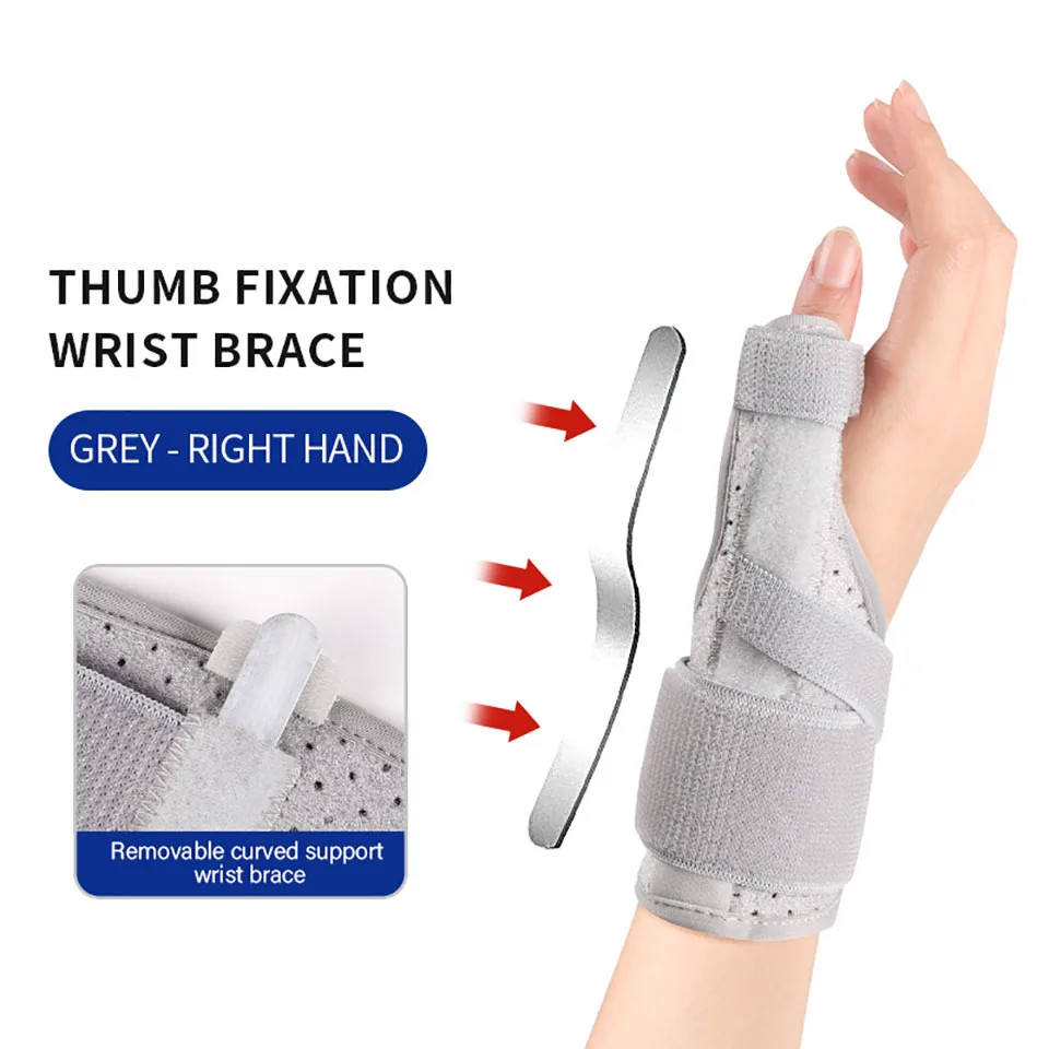 1Pcs Tendonitis Support Wrist Brace Wrap around Compression Aluminum Plate Suppo