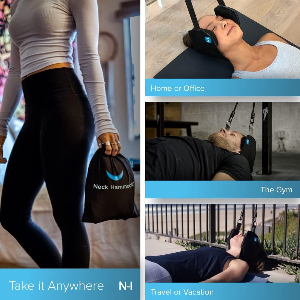 Original Neck Hammock Neck Stretcher – Portable Neck Decompression Device