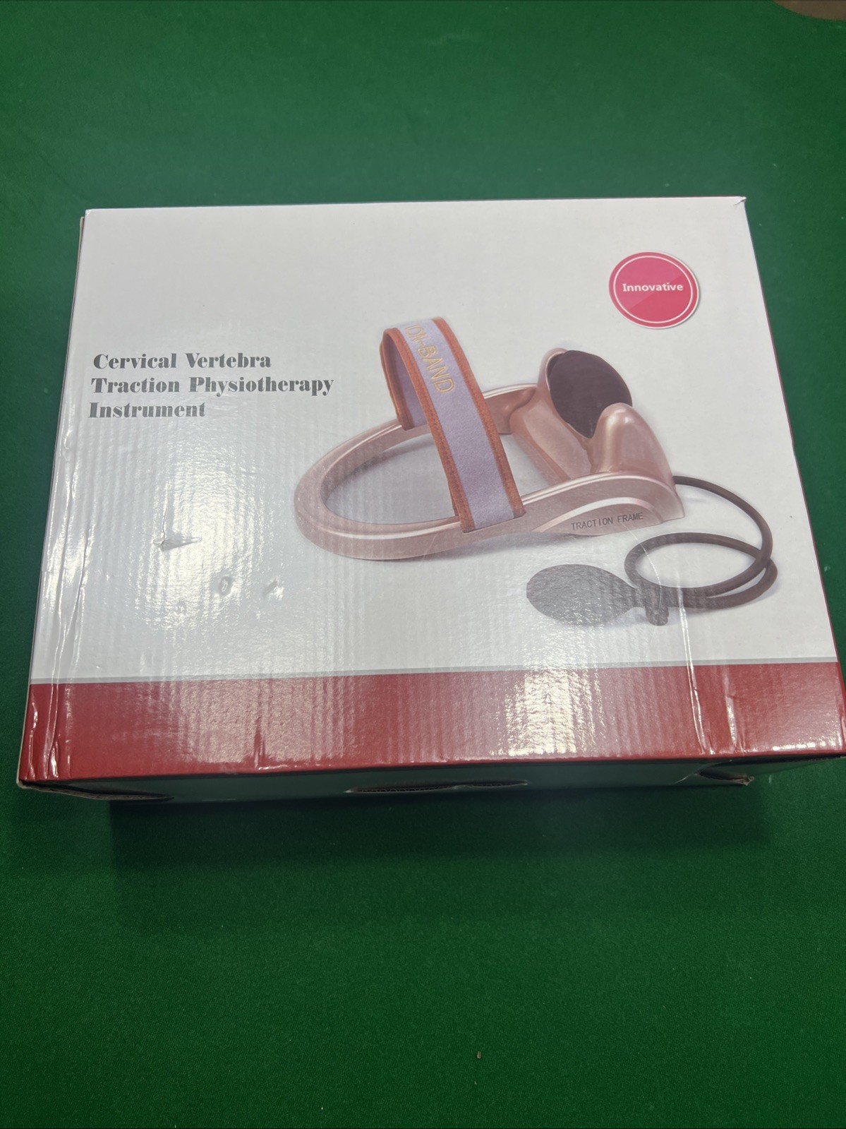 Cervical Vertebra Neck Traction Physiotherapy Device Chronic Pain Relief Muscle