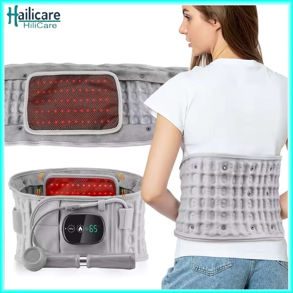 Heating Massage Decompression Belt Lumbar Support for Lower Back Pain Relief