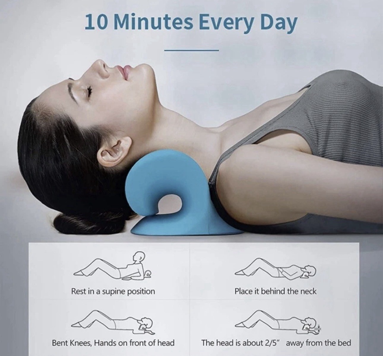 P.Health Neck and Shoulder Relaxer, Cervical Traction Device for TMJ Pain