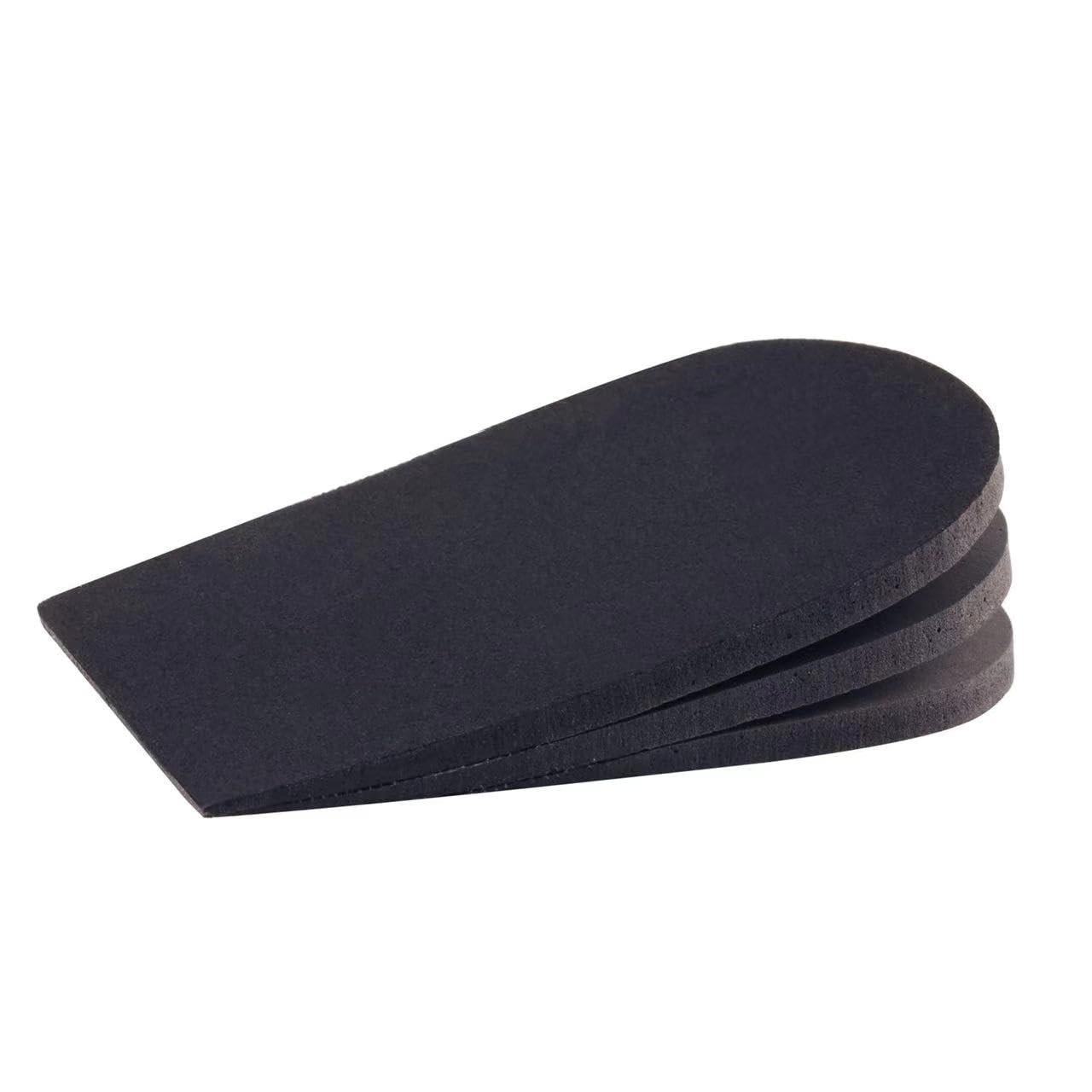 Adjustable Heel Lifts 1/4″ Height Black Single