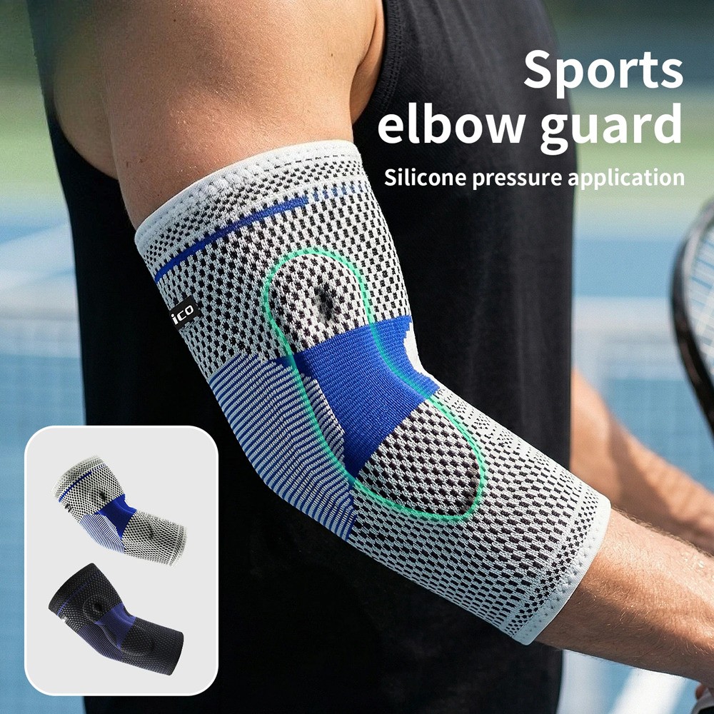 3D Knitted Compression Elbow Sleeve Elastic Elbow Support Tennis Basketball Gym