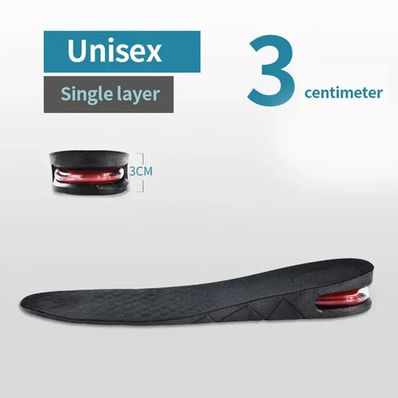 NEW 1Pair Height Increase Insole for Feet 3cm 5cm 7cm 9cm Variable Height Shoes