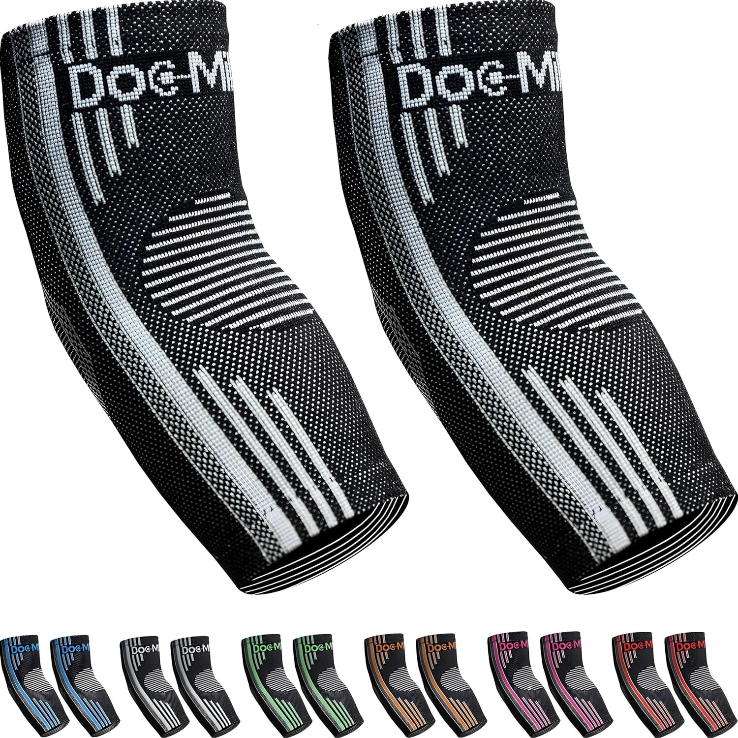 Doc Miller – Compression Elbow Brace – Small – Grey