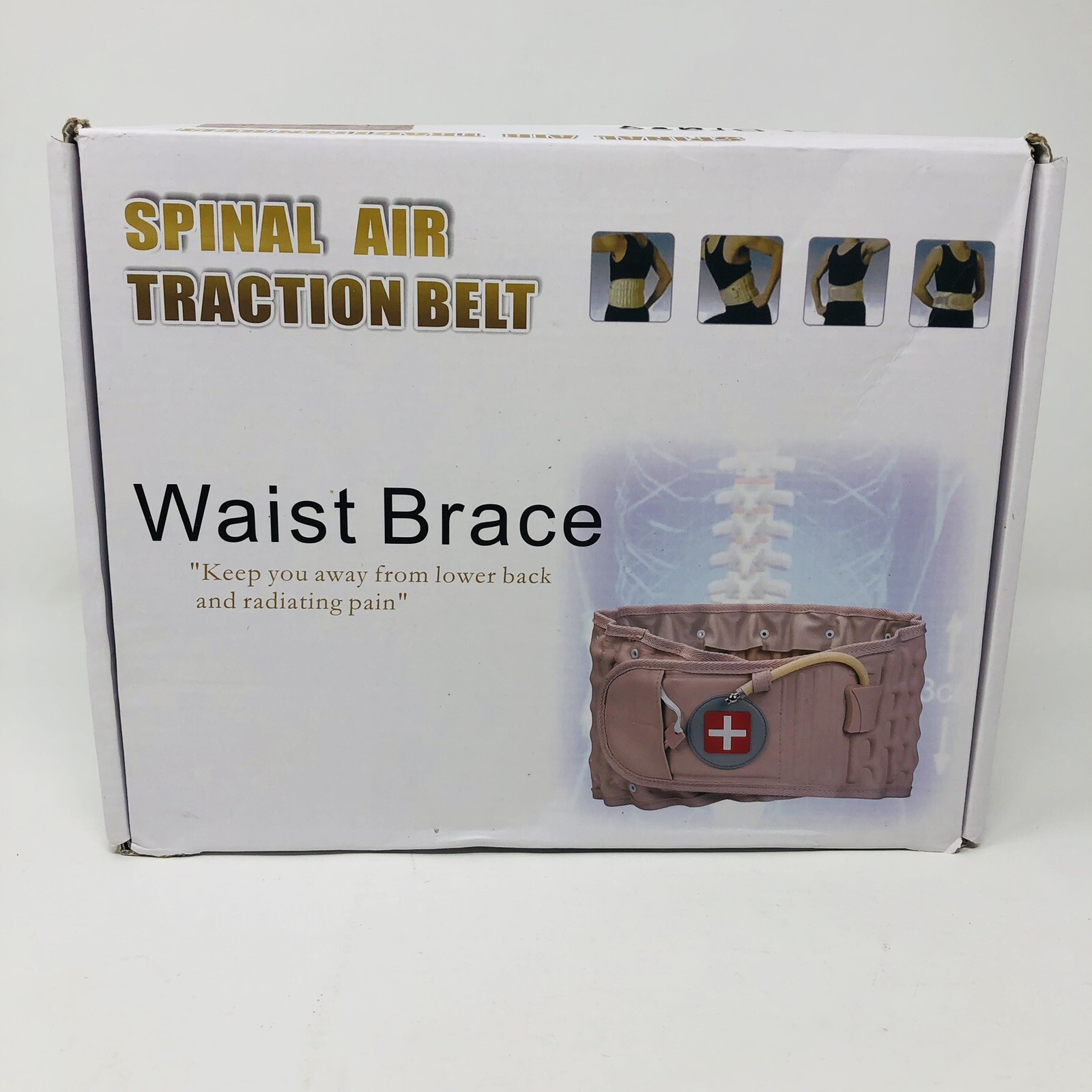 SPINAL AIR TRACTION BELT Inflatable Waist Brace REPLACEMENT *Belt Only-NO PUMP