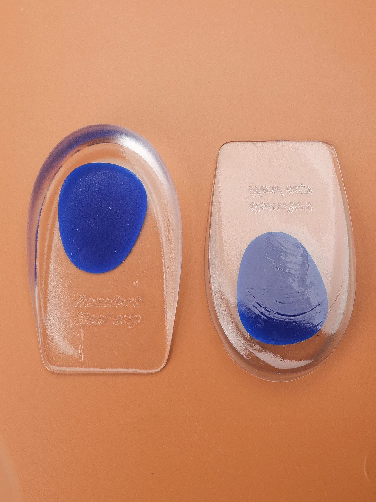 Silicone insole heel pad for male and female bone spurs to protect the heel, rel