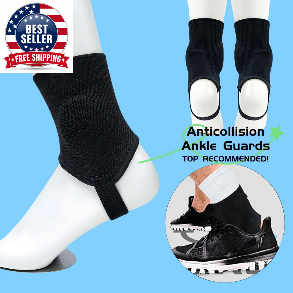 EVA Ankle Brace, Anticollision Ankle Guards, Shield Protector, Dual Sided Pads f