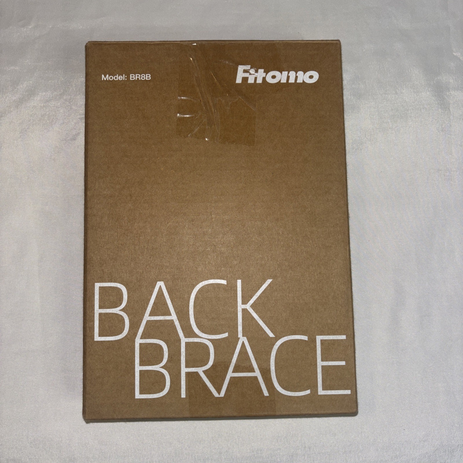 Fitomo Back Brace Hook And Loop Adjustable Open Box New