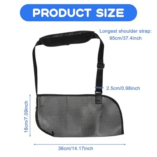Shoulder Immobilizer Mesh Arm Sling, Adjustable Ergonomic Arm Sling for