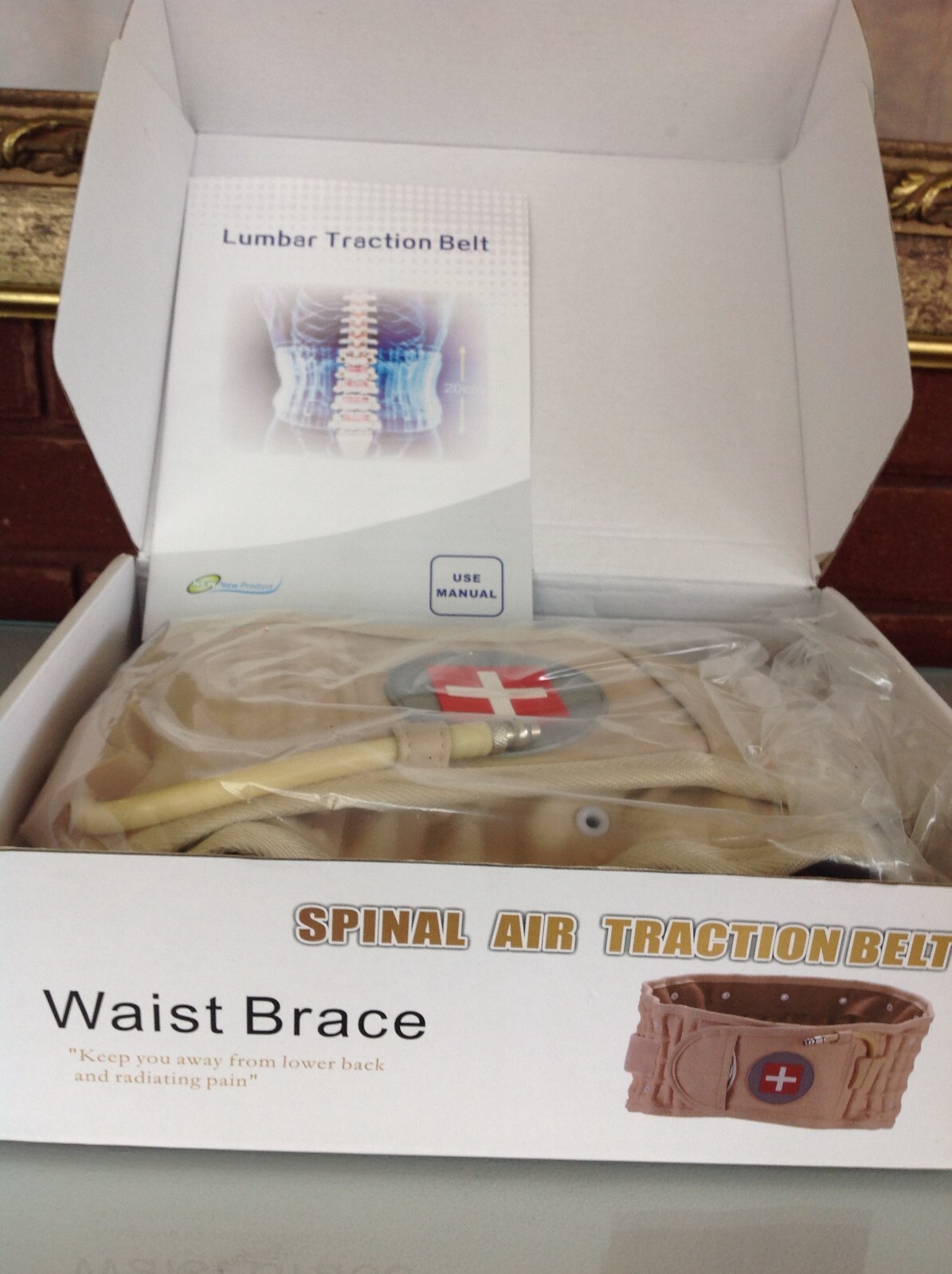 Spinal Air Transcation belt Decompression Belt Back Brace Lumbar Traction