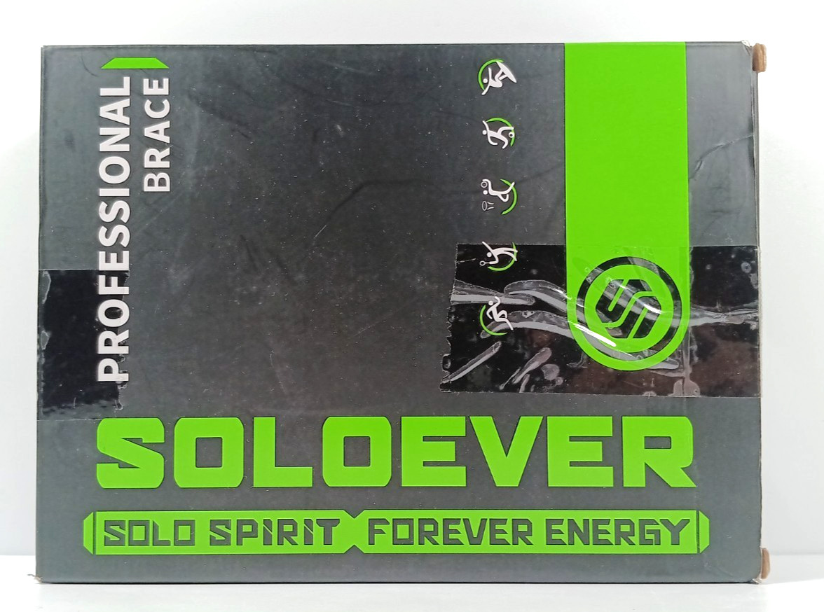 Soloever Brace Compression Thigh Black Copper Medium Sleeve New Open Box