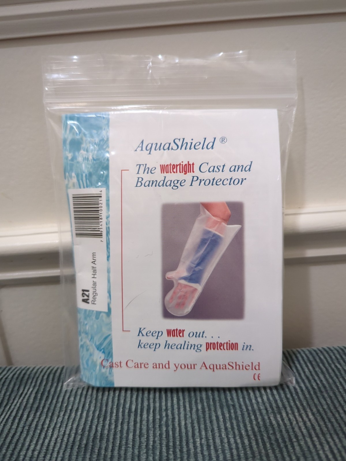 AquaShield Arm Cast Protector – Waterproof, Reusable, Half Arm (A21) Covers Hand