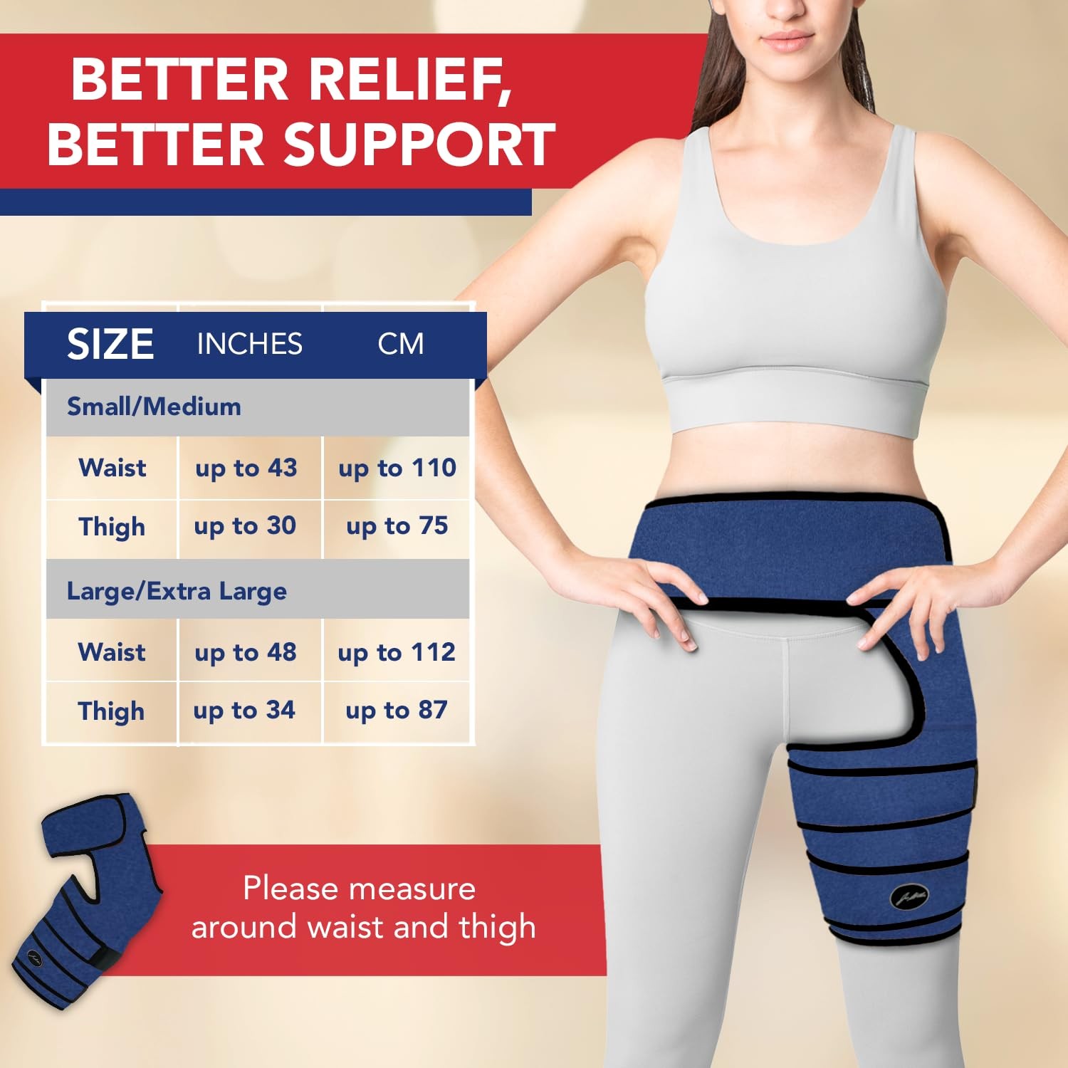 Dr. Arthritis Hip Brace, Adjustable Sciatic Nerve Brace and Stabilizer for Pu…