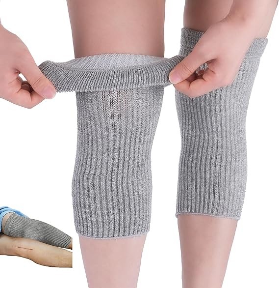 Elastic Cotton Knee Warmers, Knee Sleeves for Men and Women – Circulatio…