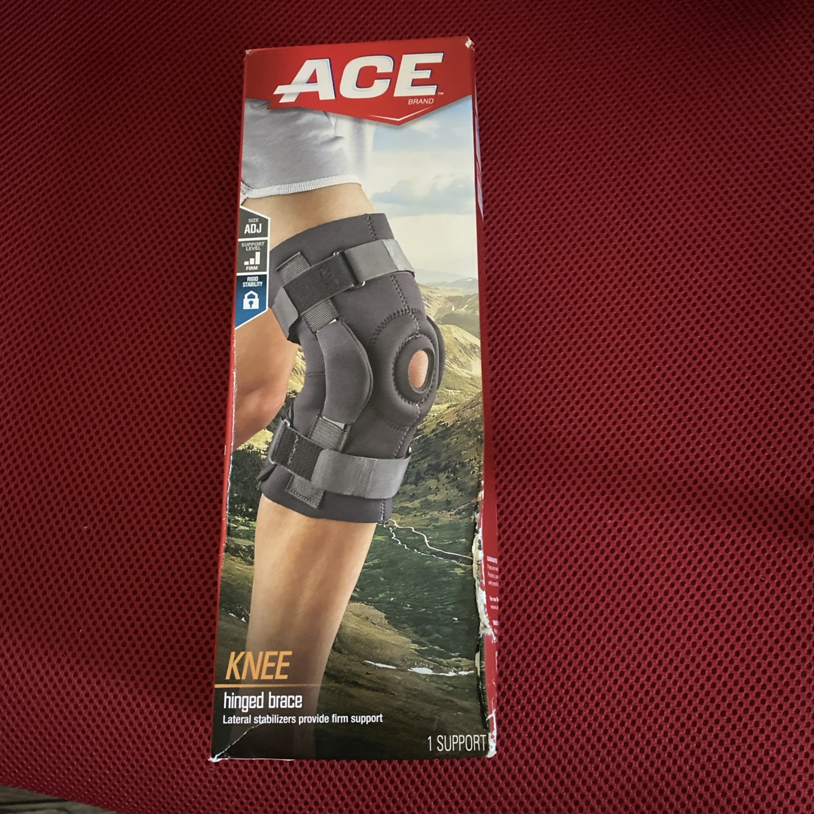 Ace Knee Hinged Brace Sz ADJ