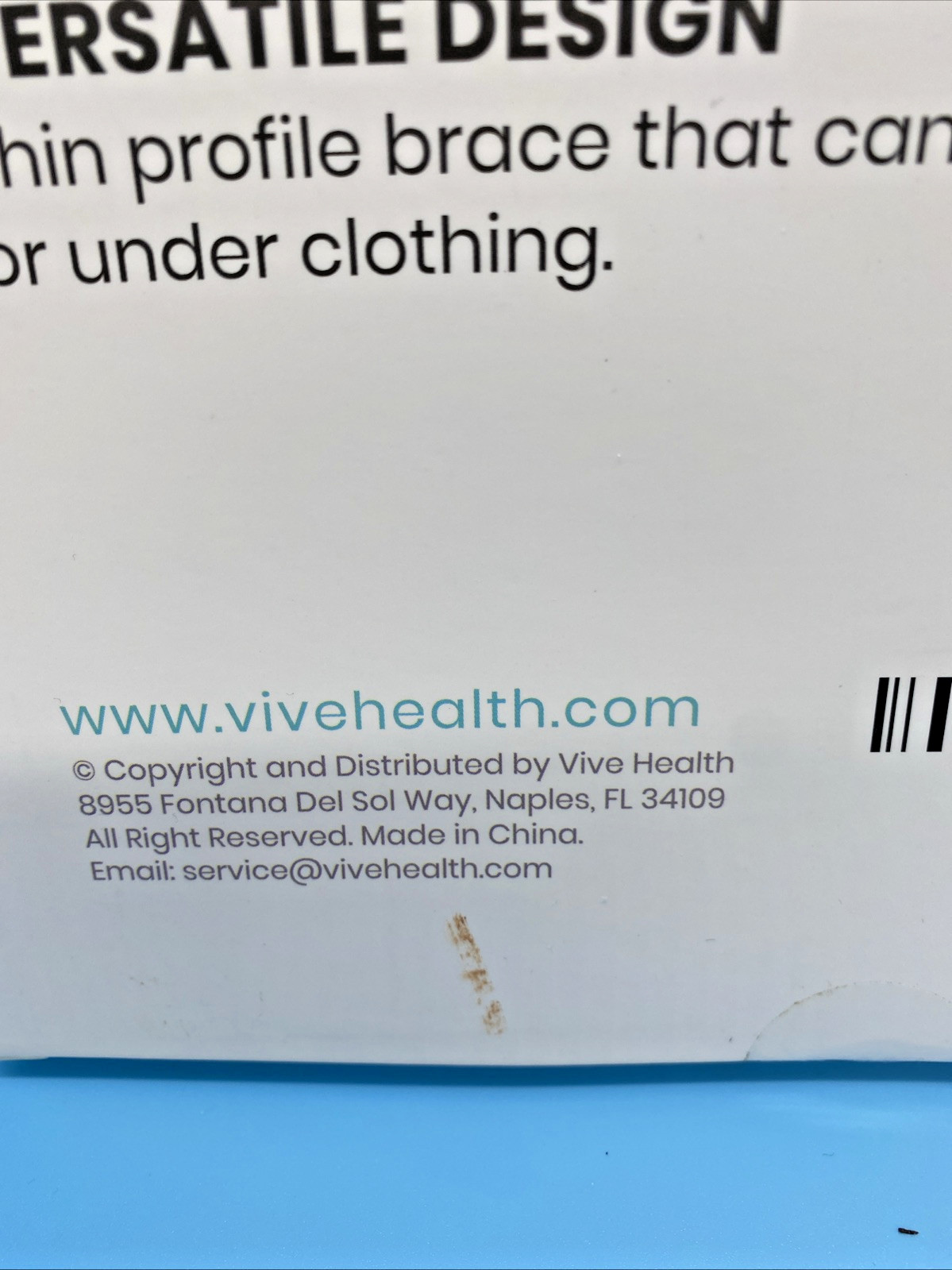 VIVE Thigh Support Breathable Neoprene Non-Slip One Size (R or L) 28″ Black NEW