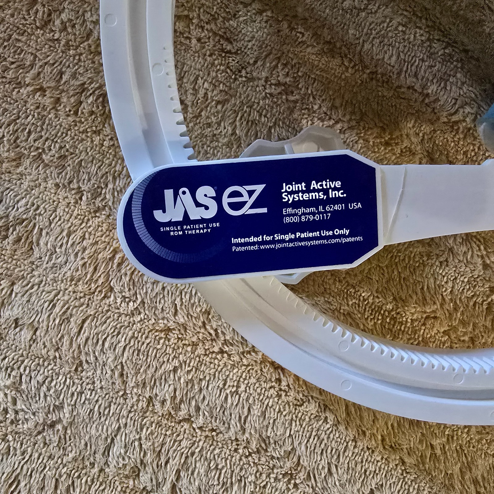 JAS EZ – Joint Active Systems – Wrist ROM – LEFT