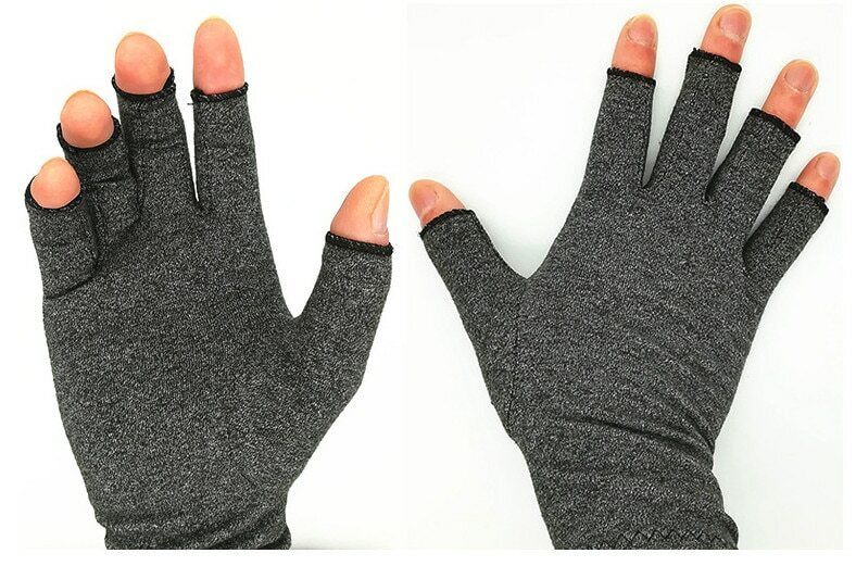 Rehabilitation Training Gloves Compress Finger Palm Pain Braces Supports