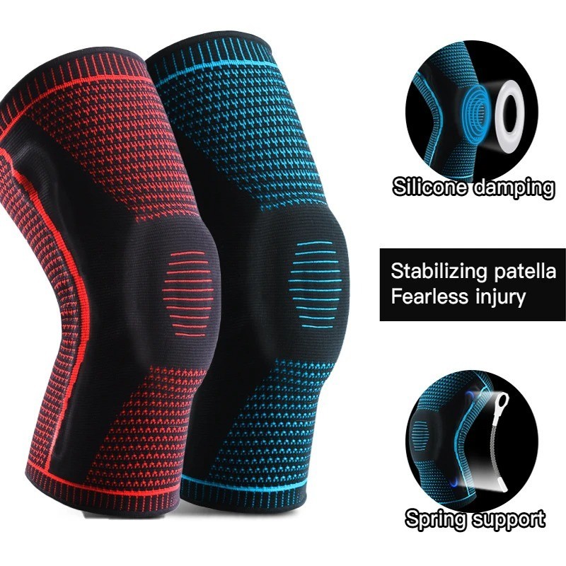 Knee Sleeves Compression Brace Support Sport Joint Injury Pain Arthritis Relief