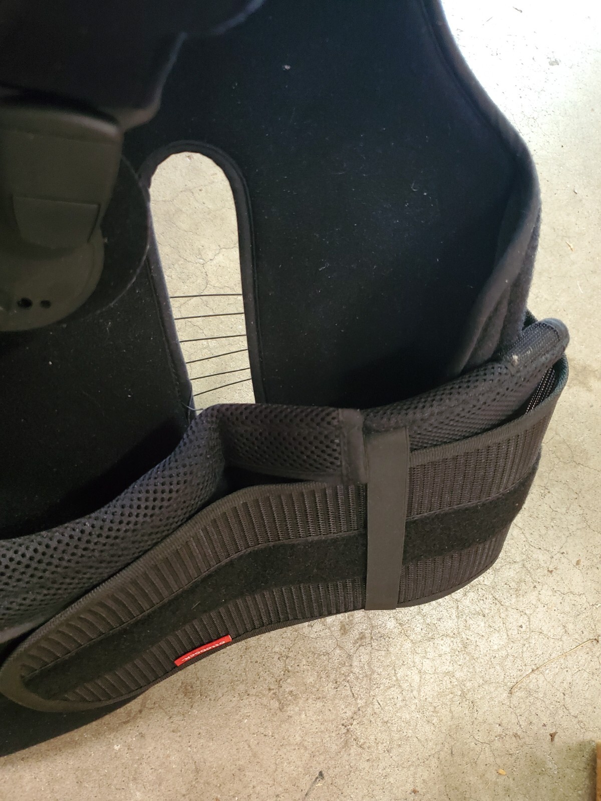 Otto Bock Black Full Support System Lumbar Back Brace EUC Fits 6′ 2″ 230 Man. XL