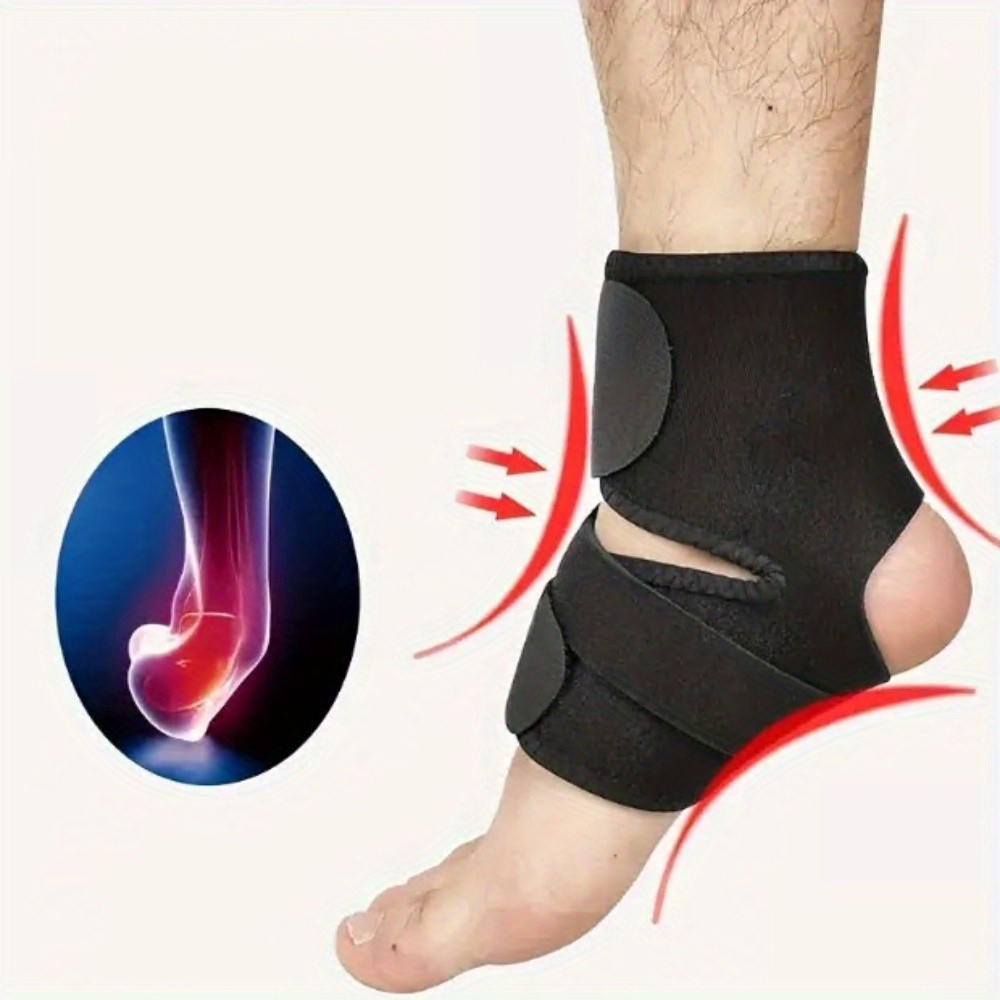 2pcs Ankle Support Braces, Polyester, with Adjustable Buckle Breathable Achilles