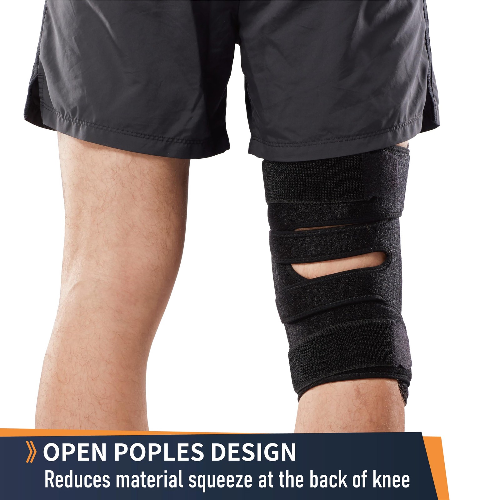 Adjustable Hinged Knee Brace – Dual Side Hinges for ACL, PCL, MCL Injury Supp…