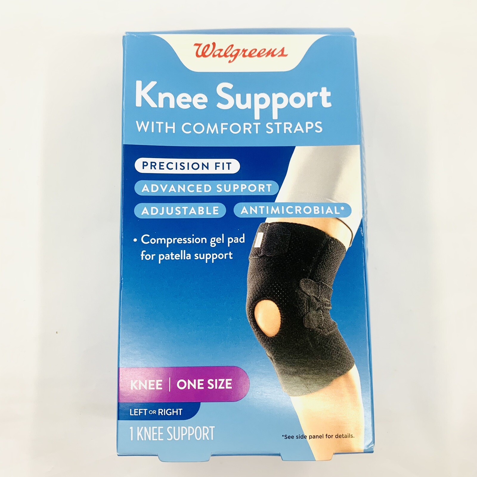 Adjustable Knee Brace / Support-Walgreens Brand. New Inside, Damaged Box