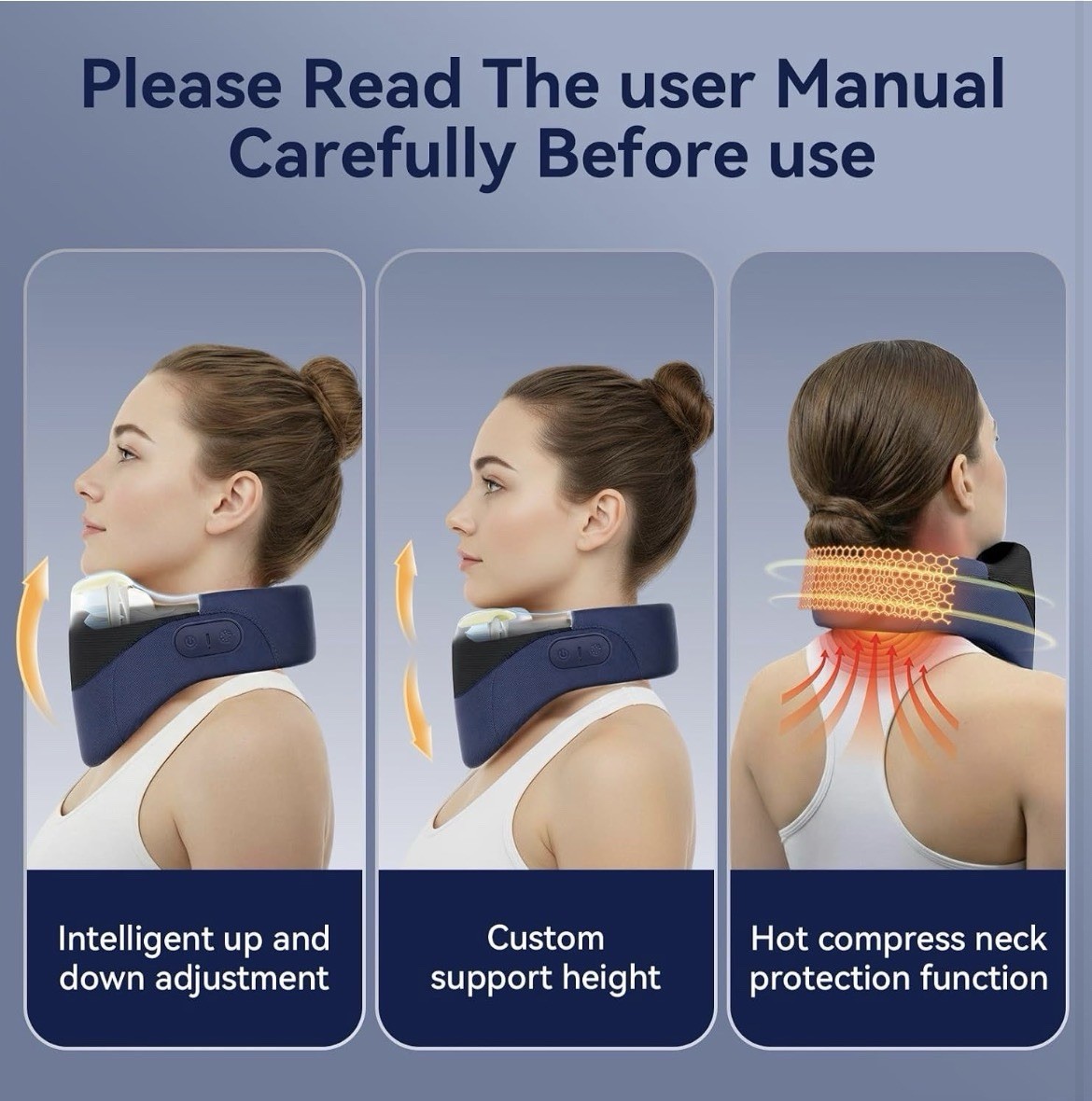 Yunari Cordless Neck Brace For Cervical Spine Posture Correction And Support