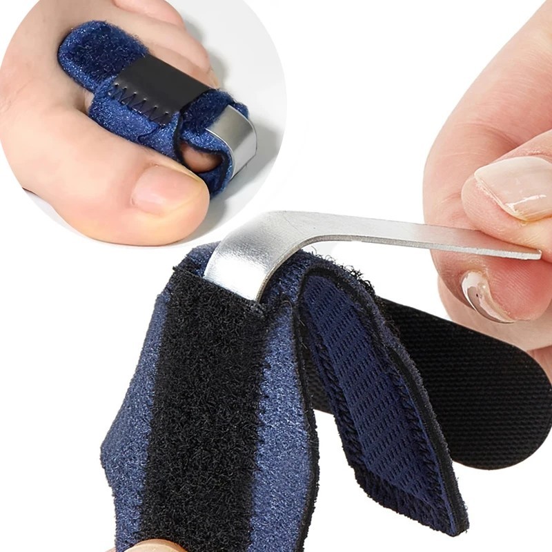 Toe Straightener Hammer Toe Corrector Brace Splint Wrap for Broken Fingers Toes