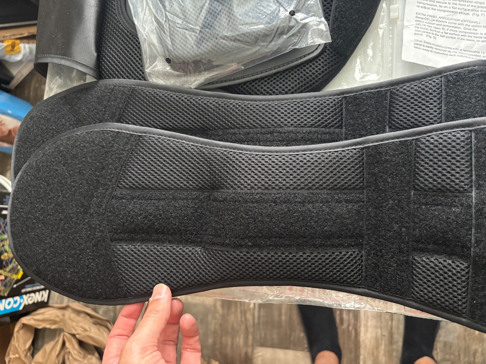 Comfortland DL-37 Delta LSO Back Brace Universal S M L XL 2XL New Open