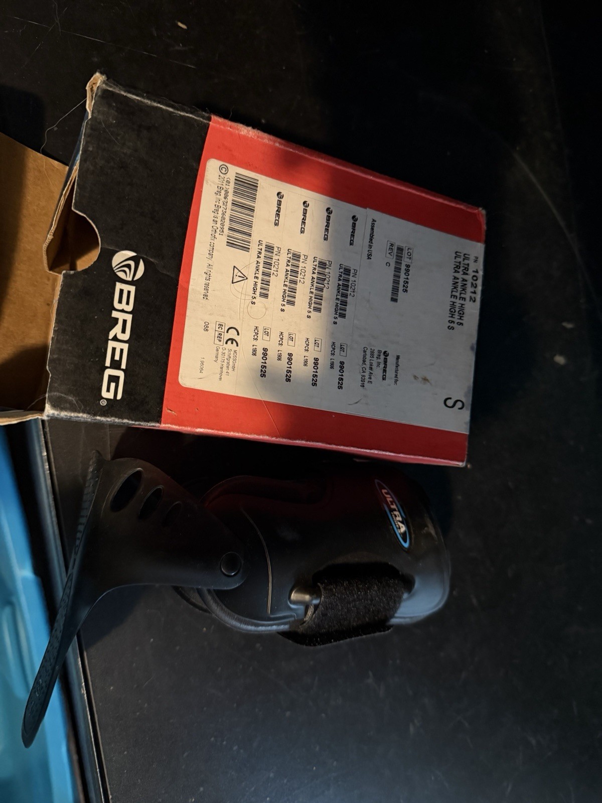 BREG ULTRA High 5 Ankle Brace Size Small – New In Box – #10212