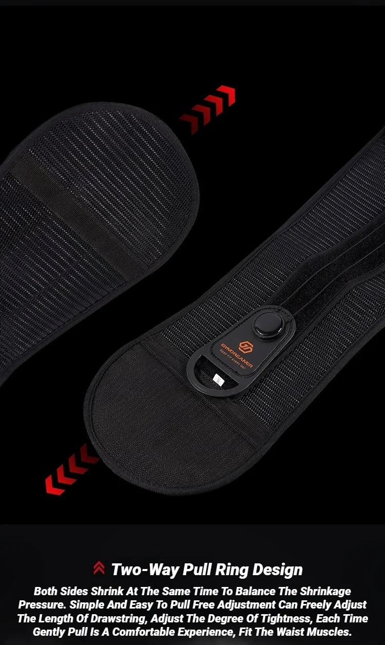 Adjustable Lower Back Compression Rope Support Waist for Back Pain Relief S-2XL