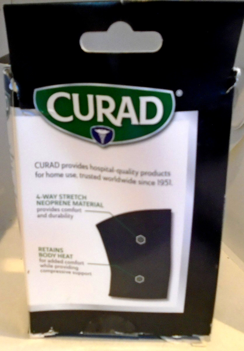 CURAD Neoprene Pull-Over Knee Support with Closed Patella, Large