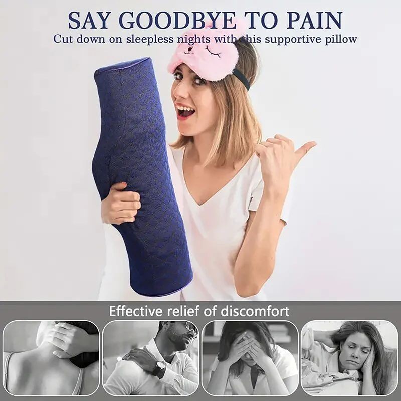 Cervical Traction Pillow Neck Shoulder Relaxer Chiropractic Stretcher for Pain R