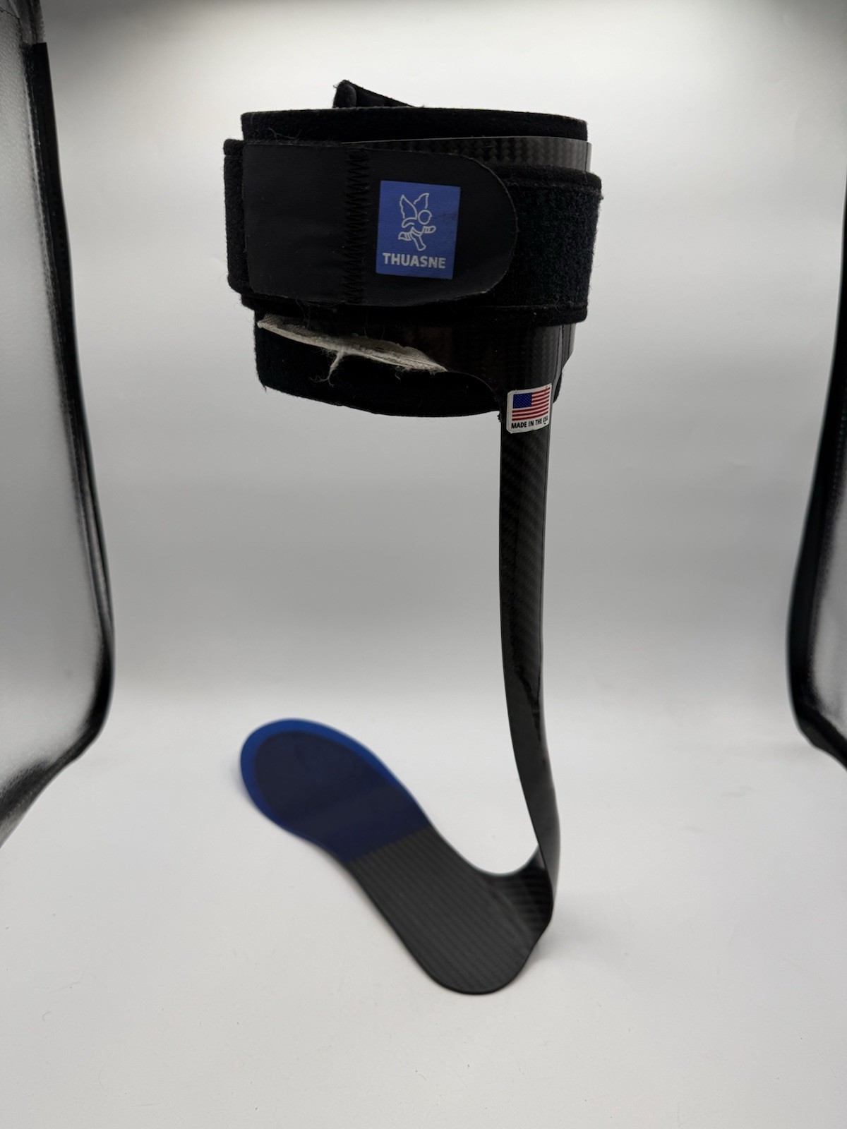Thuasne Sprystep AFO Right Size XL Carbon Fiber Drop Foot Brace U017 02 USA Made