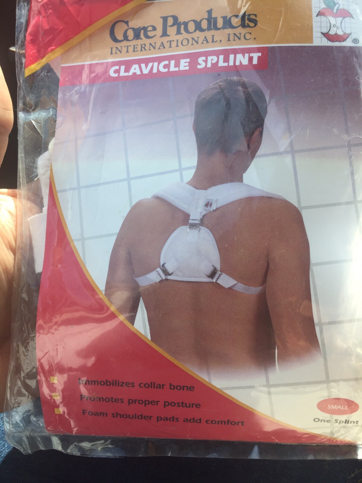 New In Package Core Products 6230. Size Small 28-32” Clavicle Splint